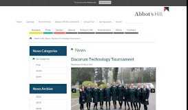 
							         Dacorum Technology Tournament at Ashlyns School - Abbot's Hill								  
							    