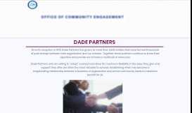 
							         Dade Partners - Community Engagement								  
							    