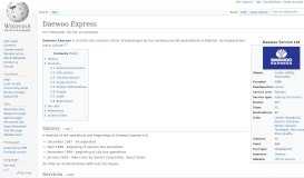 
							         Daewoo Express - Wikipedia								  
							    