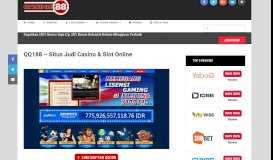 
							         Daftar QQ188 - Judi Casino & Slot Online - Casino88								  
							    