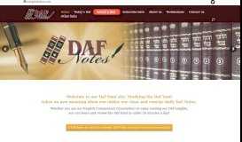 
							         DafYomi Daily Review and Daf Notes								  
							    