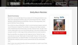 
							         Daily Burn Workout Review | The best at home workout?								  
							    