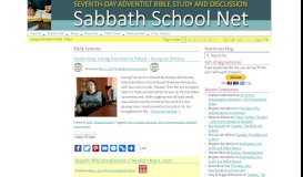
							         Daily Lessons | Sabbath School Net								  
							    