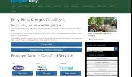 
							         Daily Press & Argus - Classifieds Landing Page								  
							    