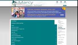 
							         Daily Schedule - Marcy Open School								  
							    