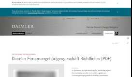 
							         Daimler Firmenangehörigengeschäft Richtlinien (PDF)								  
							    
