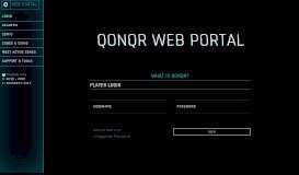 
							         DaisyDragon - QONQR Web Portal								  
							    