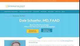 
							         Dale Schaefer, MD, FAAD | U.S. Dermatology Partners of Austin, TX								  
							    