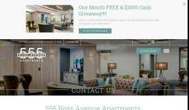 
							         Dallas Apartments For Rent | Contact 555 Ross Avenue								  
							    