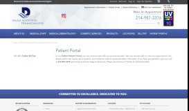 
							         Dallas Associated Dermatologists Patient Portal								  
							    