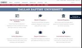 
							         Dallas Baptist University								  
							    