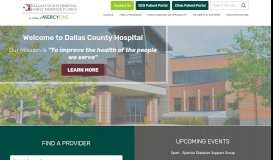 
							         Dallas County Hospital - Specialized Care is Close to Home								  
							    