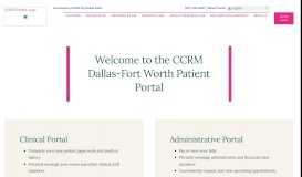 
							         Dallas-Fort Worth patient portal - Colorado Center for Reproductive ...								  
							    