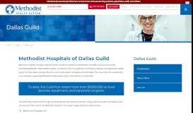 
							         Dallas Guild | Hospitals in Dallas - Methodist Health System								  
							    