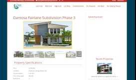 
							         Damosa Fairlane Subdivision Phase 3 - Davao Property Portal								  
							    