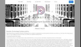 
							         Damstra - Policy Document - Damstra Technology								  
							    