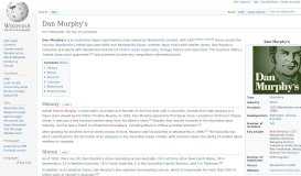 
							         Dan Murphy's - Wikipedia								  
							    