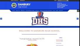 
							         Danbury High School: Home								  
							    