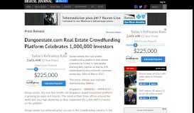 
							         Dangoestate.com Real Estate Crowdfunding Platform ...								  
							    
