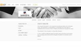 
							         Dangote Foundation | Devex								  
							    