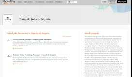 
							         Dangote Jobs and Vacancies in Nigeria June 2019 | MyJobMag								  
							    