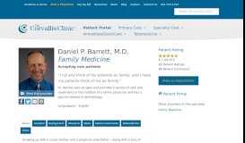 
							         Daniel Barrett, M.D. - The Corvallis Clinic								  
							    