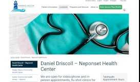 
							         Daniel Driscoll Neponset Health Center | Dorchester | Harbor Health								  
							    