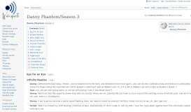 
							         Danny Phantom/Season 3 - Wikiquote								  
							    