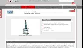 
							         DAP type portal presses - Portal for factory automation								  
							    