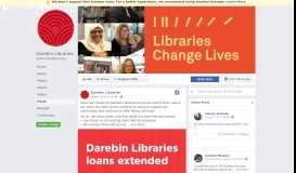 
							         Darebin Libraries - Posts | Facebook								  
							    