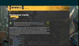 
							         Darkmoon Cards | WoWWiki | FANDOM powered by Wikia								  
							    