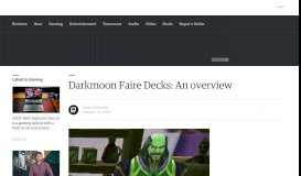 
							         Darkmoon Faire Decks: An overview - Engadget								  
							    