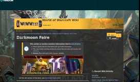 
							         Darkmoon Faire | WoWWiki | FANDOM powered by Wikia								  
							    