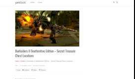 
							         Darksiders II Deathinitive Edition – Secret Treasure Chest Locations ...								  
							    