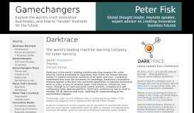 
							         Darktrace - Peter Fisk								  
							    