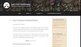 
							         Dart Club - das Portal für alle Dart Clubs in Deutschland								  
							    