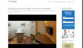 
							         Dartmouth and Iora Health, Partners in Innovation - Strategy Healthcare								  
							    