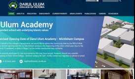 
							         Darul Ulum College of Victoria, Islamic Education in Melbourne								  
							    