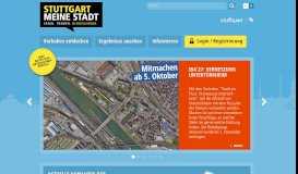 
							         Das Beteiligungsportal Stuttgart - meine Stadt								  
							    
