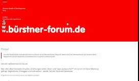 
							         Das Bürstner Forum: Portal								  
							    