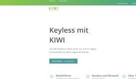 
							         Das digitale Schließsystem mit Online Portal | KIWI								  
							    