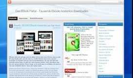 
							         Das EBook Portal - Tausende Ebooks kostenlos downloaden								  
							    