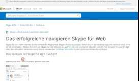
							         Das erfolgreiche navigieren Skype für Web | Skype-Support								  
							    
