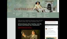 
							         Das Goethezeitportal: Home								  
							    