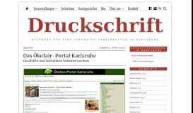 
							         Das Ökofair-Portal Karlsruhe - Druckschrift								  
							    