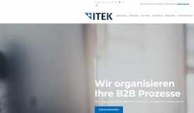 
							         Das Lieferantenportal von ITEK: XS-Supplier-Portal - ITEK								  
							    