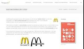 
							         Das Logodesign Portal! -: Das McDonalds-Logo - Designguide.at								  
							    