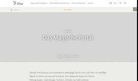 
							         Das Magische Portal | Chur Tourismus - Die Schweizer Alpenstadt ...								  
							    