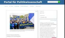 
							         Das neue Europa und seine Krisen - Portal für Politikwissenschaft								  
							    
