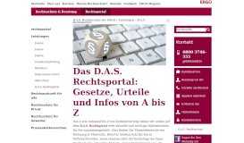 
							         D.A.S. Rechtsportal | D.A.S. - Die Rechtsschutzmarke der ERGO								  
							    